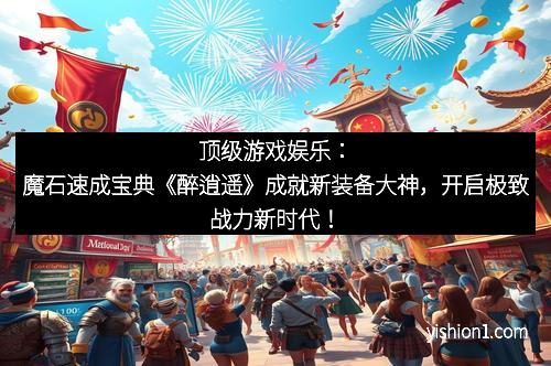 顶级游戏娱乐：魔石速成宝典《醉逍遥》成就新装备大神，开启极致战力新时代！